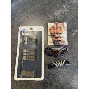 vtg hair accessories lot Beaded Bobby Pins Clasp Hair Accessories